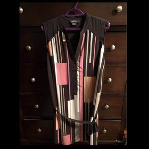 Michel Studio swing dress with tie